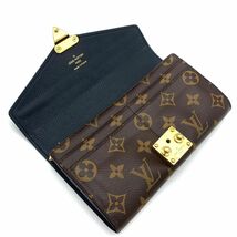 LOUIS VUITTON ルイヴィトン モノグラム パラス ポルトフォイユ ブラック 長財布　E62_画像7