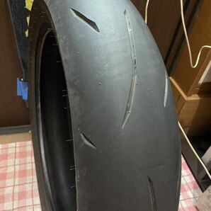 中古MCタイヤ DUNLOP SPORTMAX α-14 140/70R17 ダンロップ スポーツマックス 140 70 17 2020 A3030の画像5