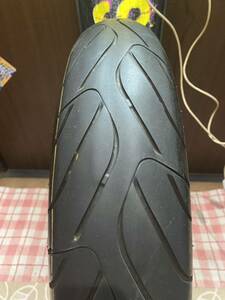 中古MCタイヤ 2022年製造 DUNLOP SPORTMAX ROADSMARTⅢ 120/70ZR17 ダンロップ スポーツマックス ロードスマート3 120 70 17 0922 A3034