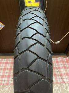 中古MCタイヤ 2021年製造 MICHELIN 2CT ANAKEE ADVENTURE 120/70R19 ミシュラン アナキー アドベンチャー　120 70 19 1121 A3042