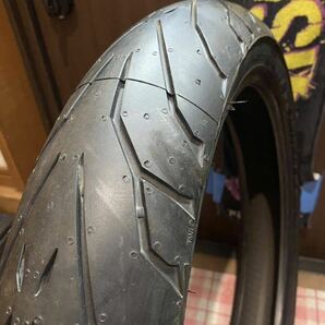 中古MCタイヤ バリ山 PIRELLI ANGEL GT 110/80ZR18 ピレリ エンジェル 110 80 18 3718 A3058の画像2