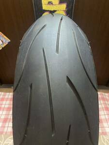 中古MCタイヤ 2023年製造 MICHELIN 2CT pilot POWER 180/55ZR17 パンク品・現状渡し ミシュラン パワー 180 55 17 2323 A3065