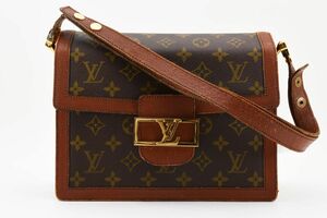 1円 Louis Vuitton ルイヴィトン モノグラム サックドーフィーヌ ショルダーバッグ 肩掛け ハンドバッグ クラシカル ロゴ金具 M51410 1508