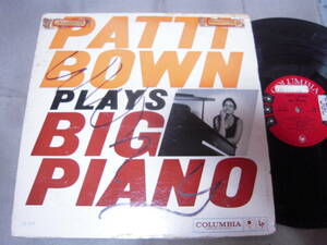【US盤LP】「PATTI BOWN/PLAYS BIG PIANO」Columbia