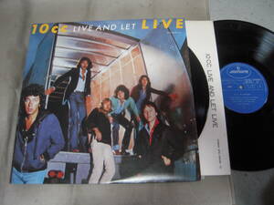 【国内盤LP】「10cc LIVE/LIVE AND LET」フォノグラム