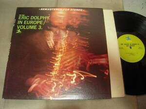 【US盤LP】「ERIC DOLPHY IN EUROPE VOL.3」Prestige
