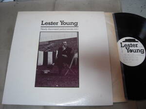 【US盤LP】「LESTER YOUNG/Newly discovered performances,Vol.1」