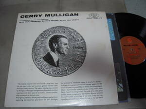 【US盤LP】「GERRY MULLIGAN QUARTET」Fantasy
