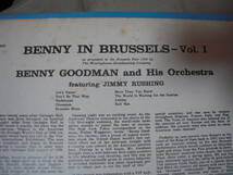 【US盤LP】「BENNY GOODMAN/IN BRUSSELS」CSP_画像2