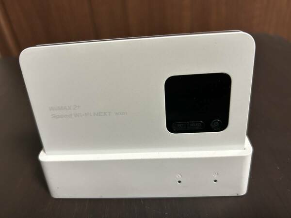 ポケットWi-Fi　WiMAX2　Speed　Wi-Fi　NEXT　WX01　クレードル付き