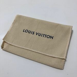 ルイヴィトン LOUIS VUITTON 布袋 付属品 内袋 保存袋 ベージュ コットン　新品　未使用　小物入れ　雑貨　非売品　アクセサリー入れ　ロゴ
