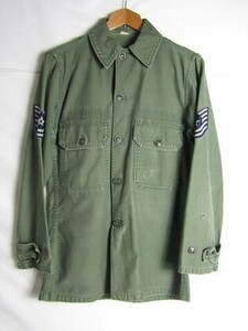 64年製　U,S.ARMY ユーティリティシャツ　セカンド　2nd 13 1/2 XSサイズ　筒袖　袖アジャスター vintage