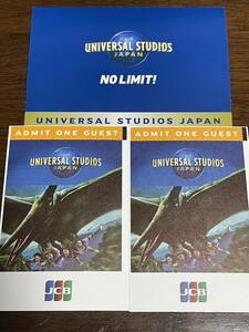 即決あり LP即日発送 混雑日除外日なし ユニバーサルスタジオジャパン USJ JCBパートナーパス 1デイスタジオパス 大人2枚分 ペアチケット