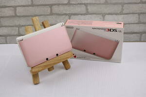 #[ beautiful goods free shipping ]NINTENDO 3DS LL body PINKxWHITE pink x white Nintendo 3DS LL + extra #