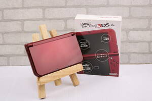 #[ beautiful goods free shipping ]new NINTENDO 3DS LL body METALLIC RED metallic red new Nintendo 3DS LL + extra #
