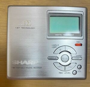 SHARP シャープ MD-DR7-S 1-BIT PORTABLE MINIDISC RECORDER ポータブルMDレコーダー ジャンク 当時物 レトロ