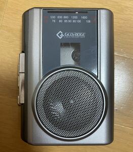 GLORIDGE ラジオカセットレコーダー AM FM 録音 再生 ポータブル 当時物 