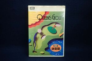 ▼ゲーム727 MSX クイーンズゴルフ QUEENS GOLF▼ROMカートリッジ/ASCII/アスキー