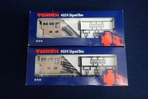 ▼鉄道模型18 Tomix 4024 Signal Box 信号所 2点▼トミックス/Nゲージ
