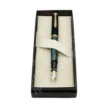 ☆Pelikan☆ ペリカン 万年筆 M 中字 緑縞 グリーンストライプ スーベレーン M800_画像7