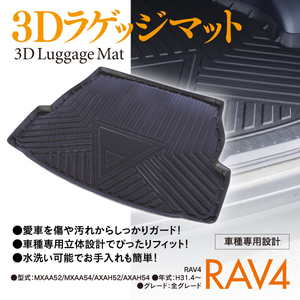 RAV4 MXAA52/MXAA54/AXAH52/AXAH54 3Dラゲッジマット トランクルーム 防水 TPE素材