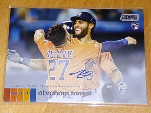 2020 Topps Stadium Club Abraham Toro RC Auto エイブラハム・トロ　現 アスレチックス　スタクラ