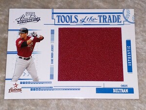 2005 Playoff Absolute Memorabilia Tools of the Trade Carlos Beltran Game-Worn Jersey 50枚限定 カルロス・ベルトラン　アストロズ