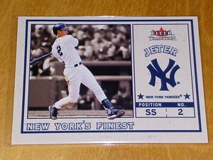 2002 Fleer Tradition New York's Finest Derek Jeter / Ray Ordonez(jersey) ヤンキース メッツ　レイ・オルドネス ジャージーカード