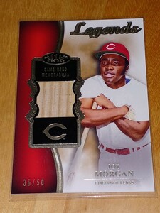 2012 Topps Tier One Legend Joe Morgan Game-used Memorabilia 50枚限定　バットカード　ジョー・モーガン　レッズ　ティアワン