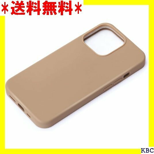 iPhone 13 Pro用 MagSafe対応 抗菌 ムシリコンケース ベージュ PG-21NMGSC02BE 42