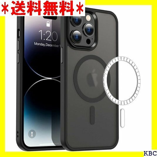 Magsafe対応 Youriad iPhone 14 マグセーフ対応 ブラック アイフォン14 / 13 用 82