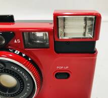 ■Konica コニカ ■C35EF3 コンパクトカメラ / フィルムカメラ ■赤 RED ■３５㎜ F2.8 HEXANON_画像7