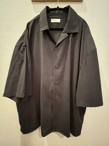 完売 美品 リメール remer loose vintage open collar shirt/ルーズヴィンテージオープンカラーシャツ 