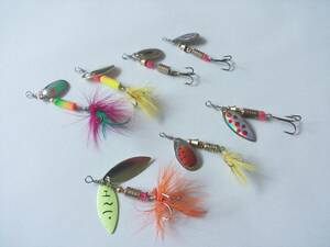  spinner 7 color set 3.5~5g.. rivers river bus fishing control fishing place Area trout fishing spoon Bay Thomas 