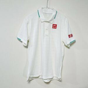 ★超美品★UNIQLO ユニクロ　ポロシャツ　テニスシャツ　メンズM 吸汗速乾