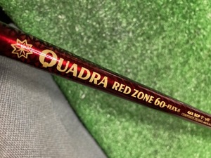 全国送料無料　中古シャフト ドライバー用　コンポジットテクノ　QUADRA RED ZONE 60　FLEX-S　44.25インチ グリップ付　 　 Y2620