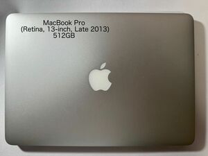 MacBook Pro (Retina, 13-inch, Late 2013) 512GB