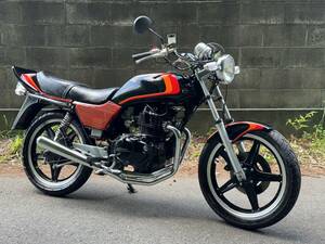 ホーク CB400N カスタム 6速ブラックエンジン 実働 車体 3年車検付き 新品多数 【CB250T CB400T GS CBX CBR GSX ゴキ ザリ