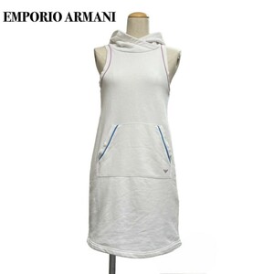 EMPORIO ARMANI アルマーニ ノースリーブワンピース 12A フードつき 子供服 キッズ