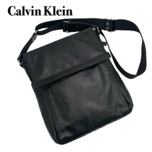 CK Calvin Klein カルバンクライン ショルダーバッグ メッセンジャーバッグ ブラック 斜めがけ 黒 _画像1