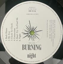 Rock break raregroove record ロック　ドラムブレイク　レアグルーブ　レコード　Burning (2) Night 1980_画像3