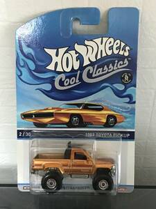 Hot Wheels Cool Classics 1987 TOYOTA PICKUP TRUCKトヨタ ハイラック ピックアップトラック オフロード 四駆 オレンジカード