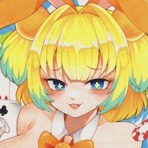 Art hand Auction Handgezeichnete Illustration Bomber Girl * Pine Bunny Girl * Mittlere Größe Shikishi, Comics, Anime-Waren, Handgezeichnete Illustration