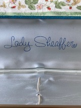 LADY SHEAFFER レディシェーファー 万年筆 ペン先14K・ボールペン ケース付 検 筆記用具_画像10