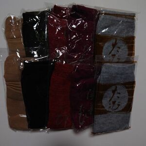足袋ソックス（同色2枚×4） 　男女兼用　温泉旅館