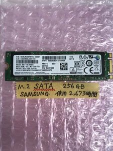 SATA 256GB SSD x 1ko go in [ operation verification ending ]SAMSUNG PM871a,MZ-NLN256A,MZNLN256HMHQ-00007,2,673H