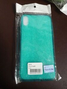 未使用　スマホケース　ミント　iPhon XS Max用