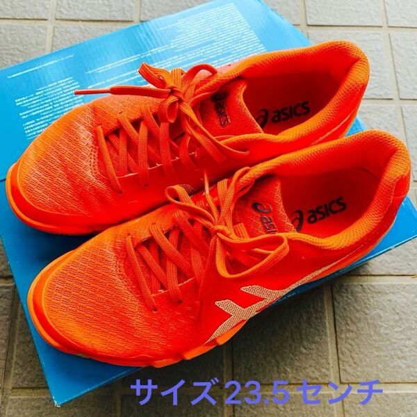 asicsスニーカー アシックス 23.5cm ランニングシューズ