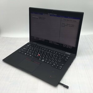 Lenovo ThinkPad X1 Yoga 20LE-S3000L Core i7 8650U 1.90GHz/16GB/256GB(NVMe) 〔A0509〕