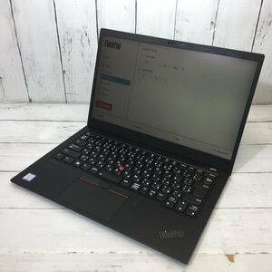 Lenovo ThinkPad X1 Carbon 20QE-S8GP0Q Core i7 8665U 1.90GHz/16GB/なし 〔0426N24〕